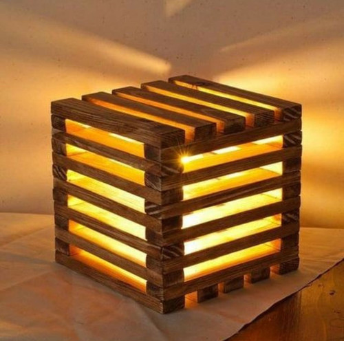 چراغ خواب چوبی مدرن K105